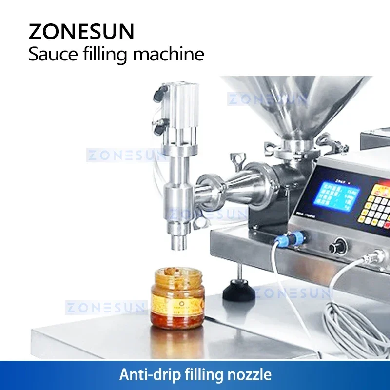 

Машина для розлива густых паст ZONESUN ZS-SCF1 для наполнения арахисовой пасты