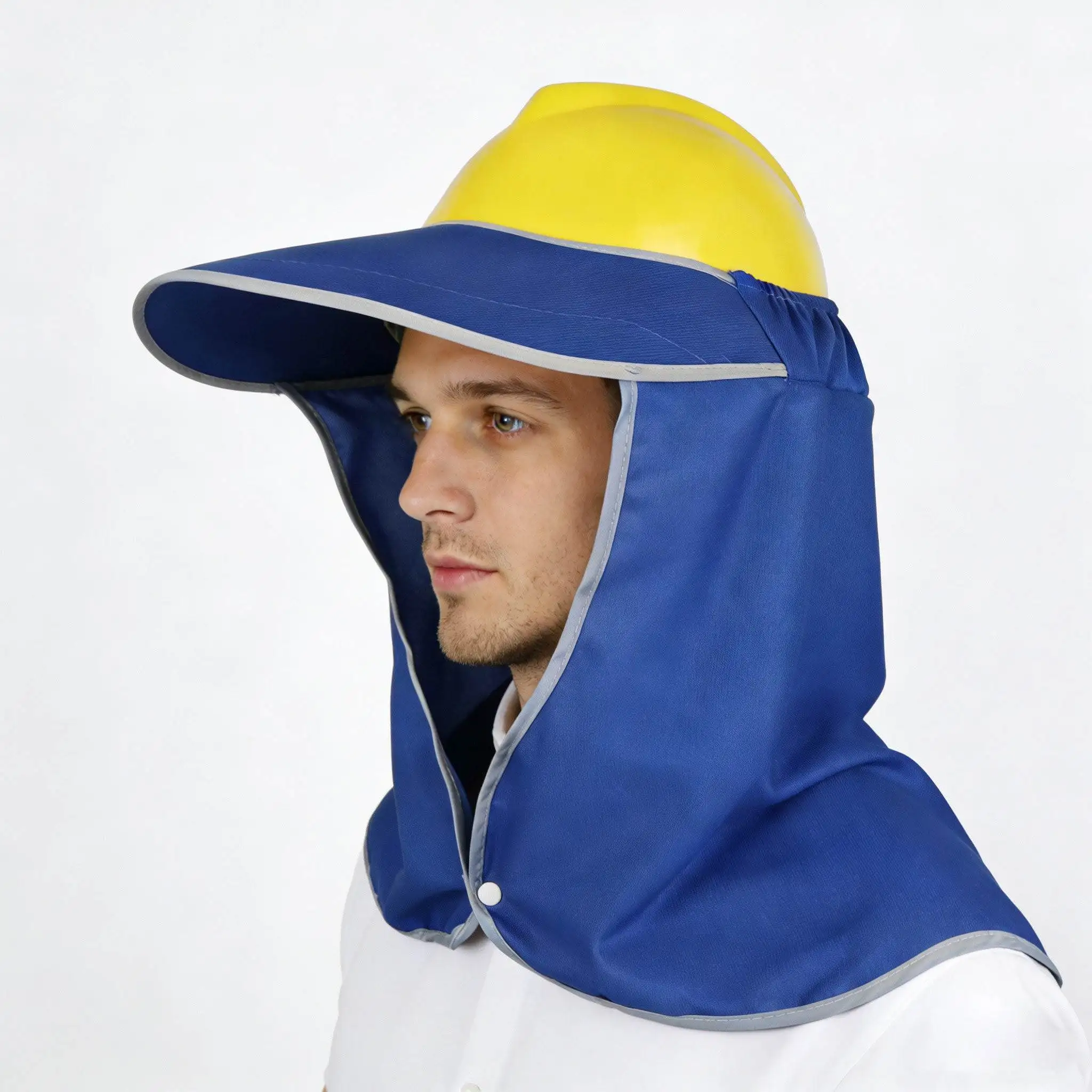 Large Size Safety Hat Duckbill Cap Sunshade Outdoor Construction Site Sunscreen Breathable Hat Universal Summer Cap