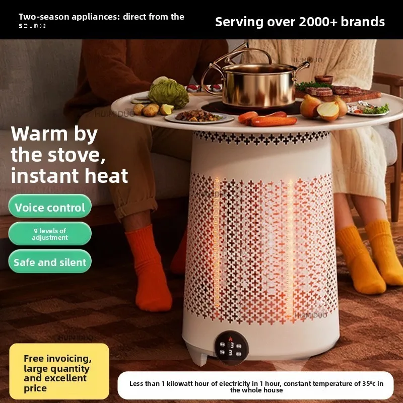 New Fireplace Heater Electric Heater Whole House Heating Electric Oven Household Energy Saving Multi-functional Winter Artifact