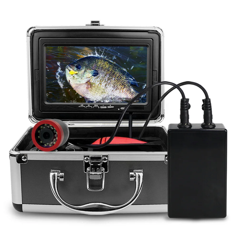 Sonar marino más profundo del Lcd subacuático profesional de la visión nocturna de 7 pulgadas con las luces dobles