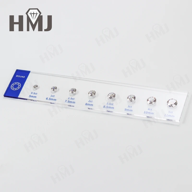 HMJ Jewelry Setting Gemstones Size Diamond Carat Ring Sizer Tester Guideline Tools Comparison Jewerly Dealer Tools Set Wholesale