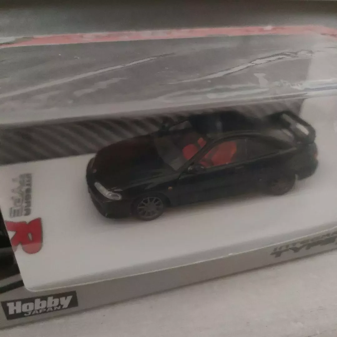 

Hobby Japan 1/64 Integra Type R DC2 1998, черная литая под давлением модель автомобиля, коллекция ограниченного выпуска, игрушки для хобби