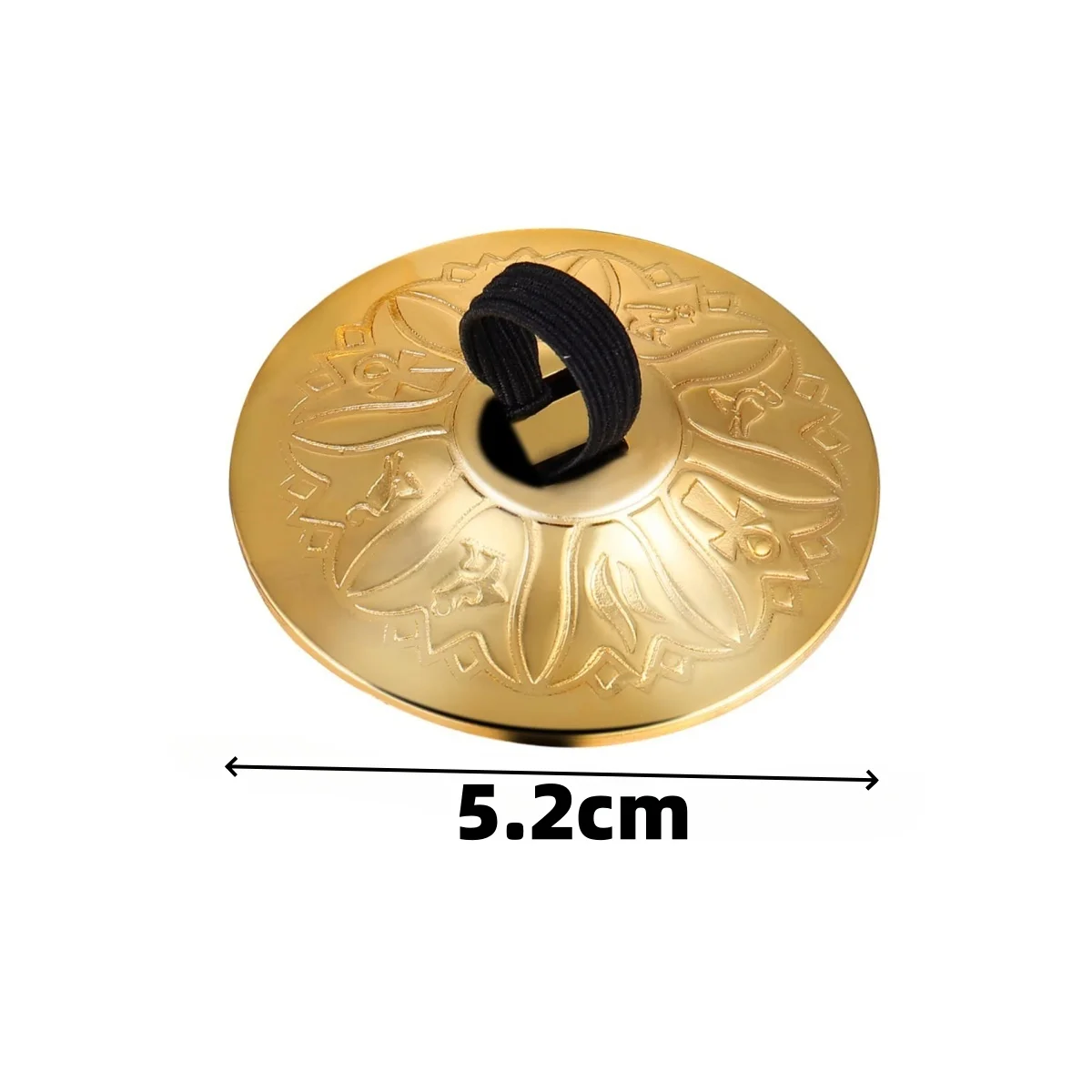 Miwayer 4PCS Mini Copper Finger Cymbals Belly Dance Hand Cymbals Musical Instrument ,Dancing & Performances Instrument