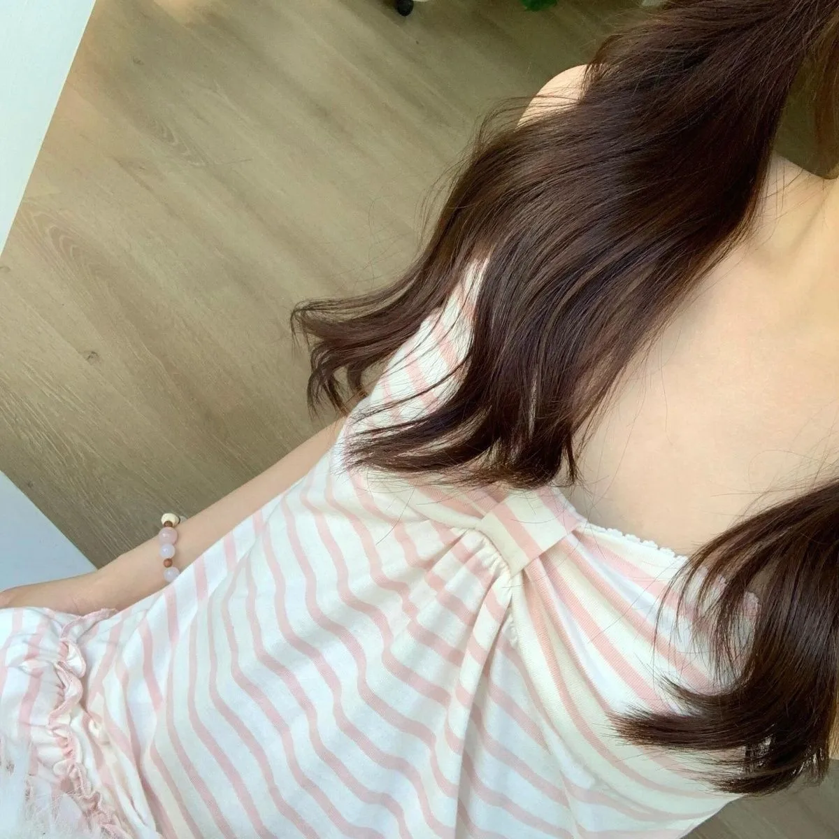 Summer Women Pajamas Camisole Striped Crop Ruffle Trim Tank Top Two Piece Set Sleeveless Top Bow Detail Cropped Vest High Waist