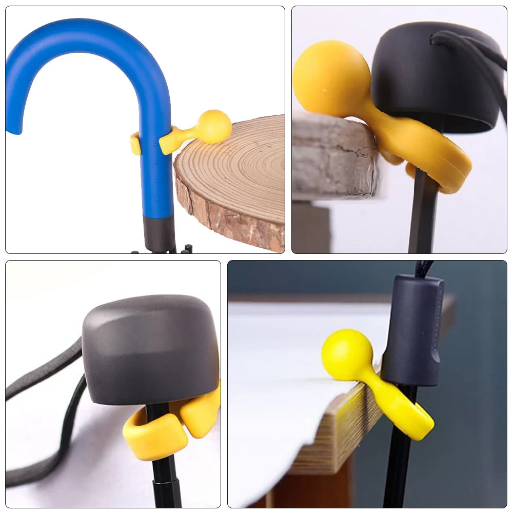 

12Pcs Umbrella Accessories Plastic Hook Holder No Punching Installation for Table Home Office Use Umbrella Hanger Rack Clip