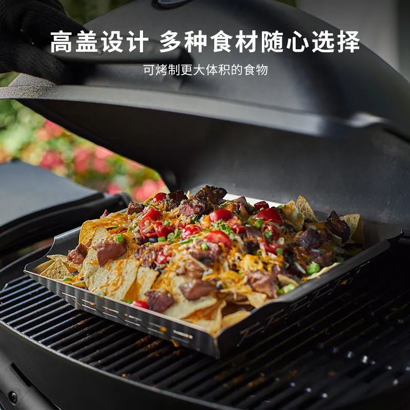 Outdoor barbecue grill Low smoke gas stew grill Household gas grill Barbecue stove Q3200