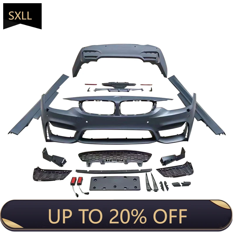 

SXLL 2013-2019 Series 4 F32 F33 F36 upgraded to Series 4 M4 body kit with front and rear bumper accessories
