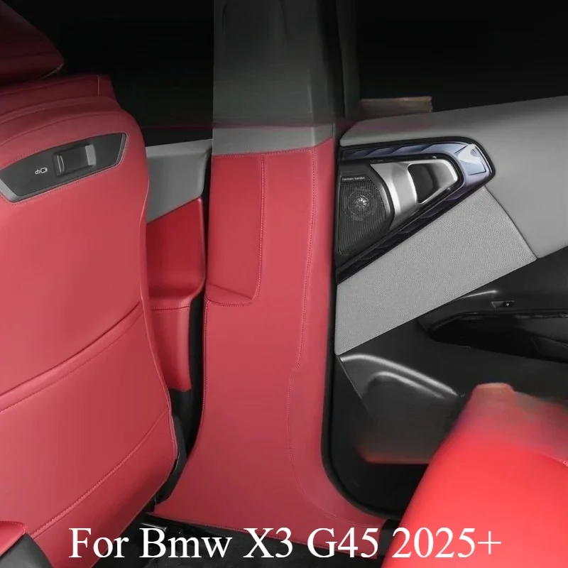 

For Bmw X3 G45 2025+ Car Interior B-Pillar Anti-Collision Scratch Resistant Leather Protective Accessories