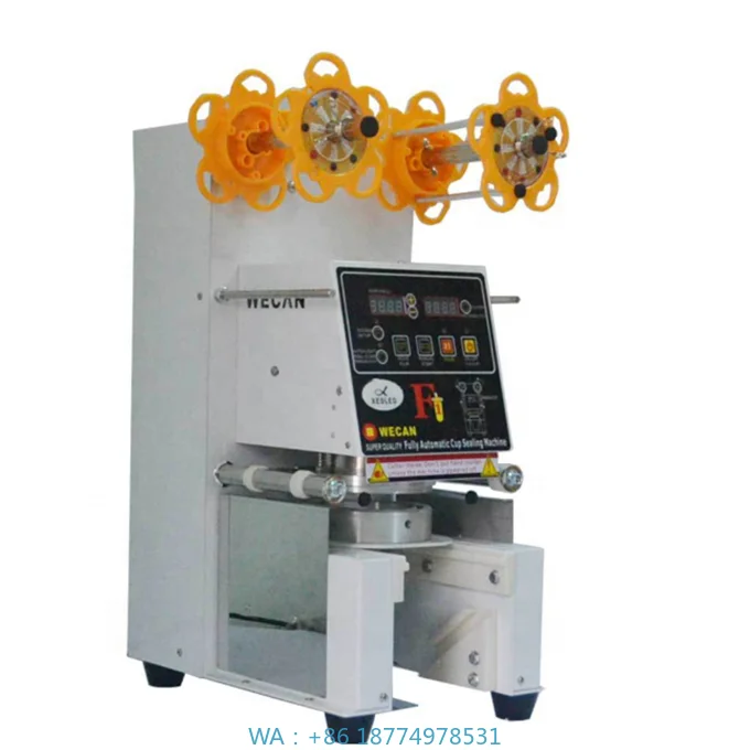 p Riempitore Sigillatrice Sigillatrice Macchina per Prezzo di Fabbrica Automatico Piccolo Succo di Noodle Istantanei Gelatina Yogurt Carta Usa E Getta Plastica Cu