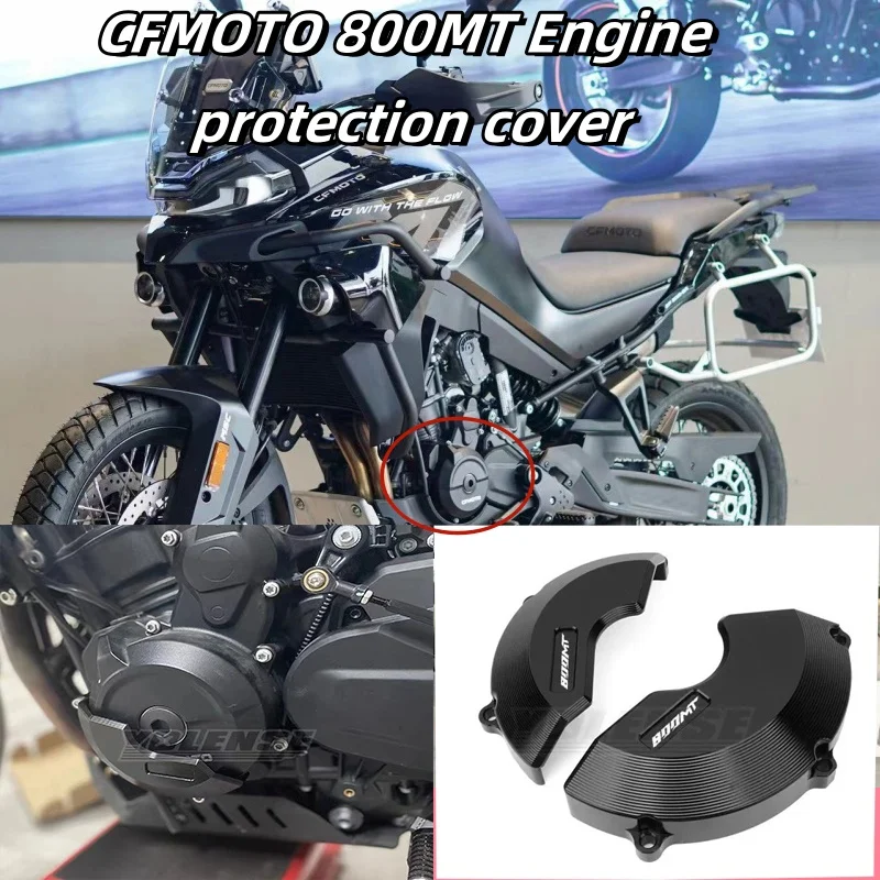 For CFMOTO 800MT Motorcycle  Accessory CNC Engine Protective Cover Fairing Guard Sliders Crash Pad