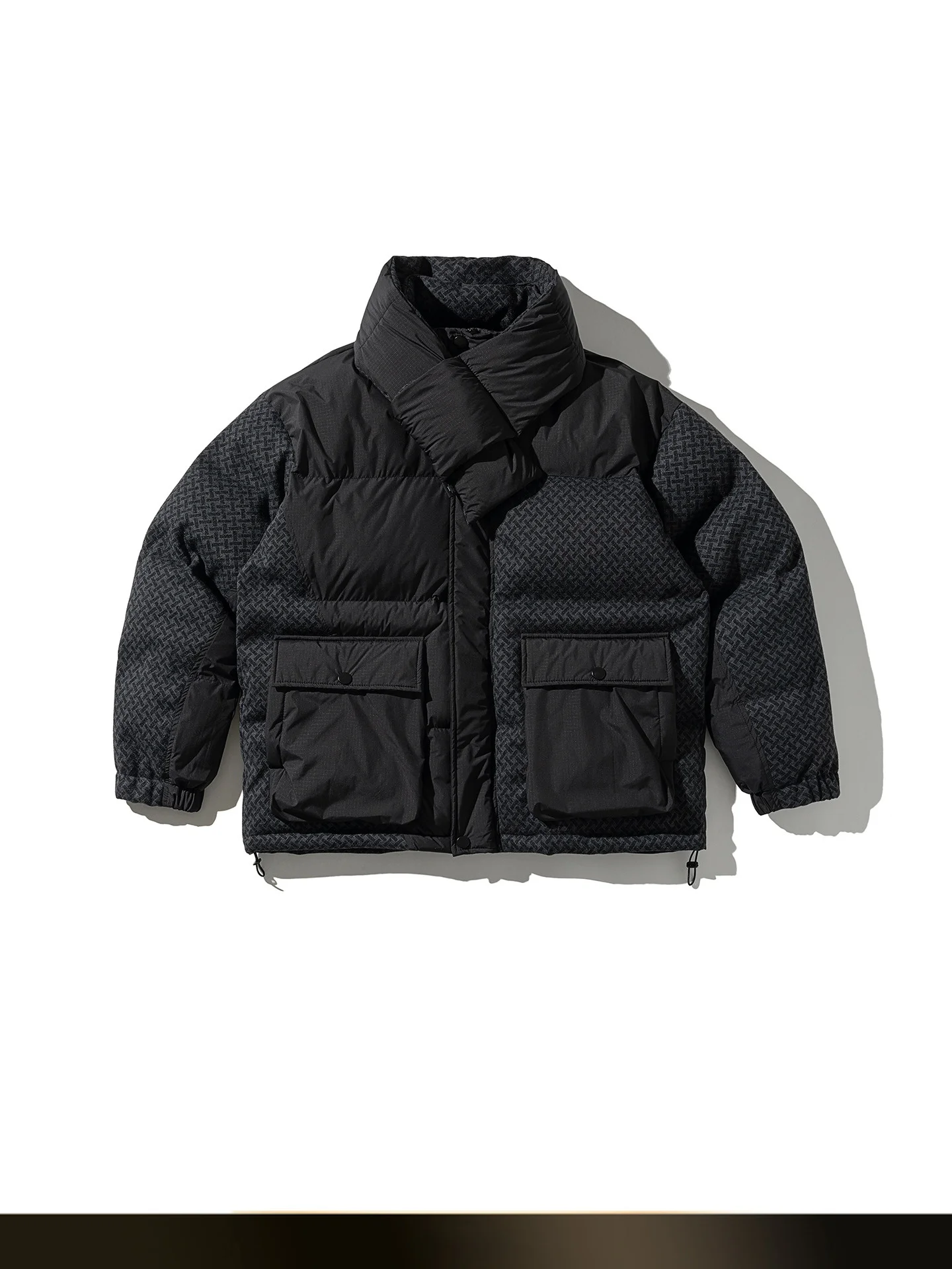 

Nted American Retro Color Blo Fce Cotton Jaet Men's Winter Loose Versatile Couple Sle Warm Cotton Coat Outerwear