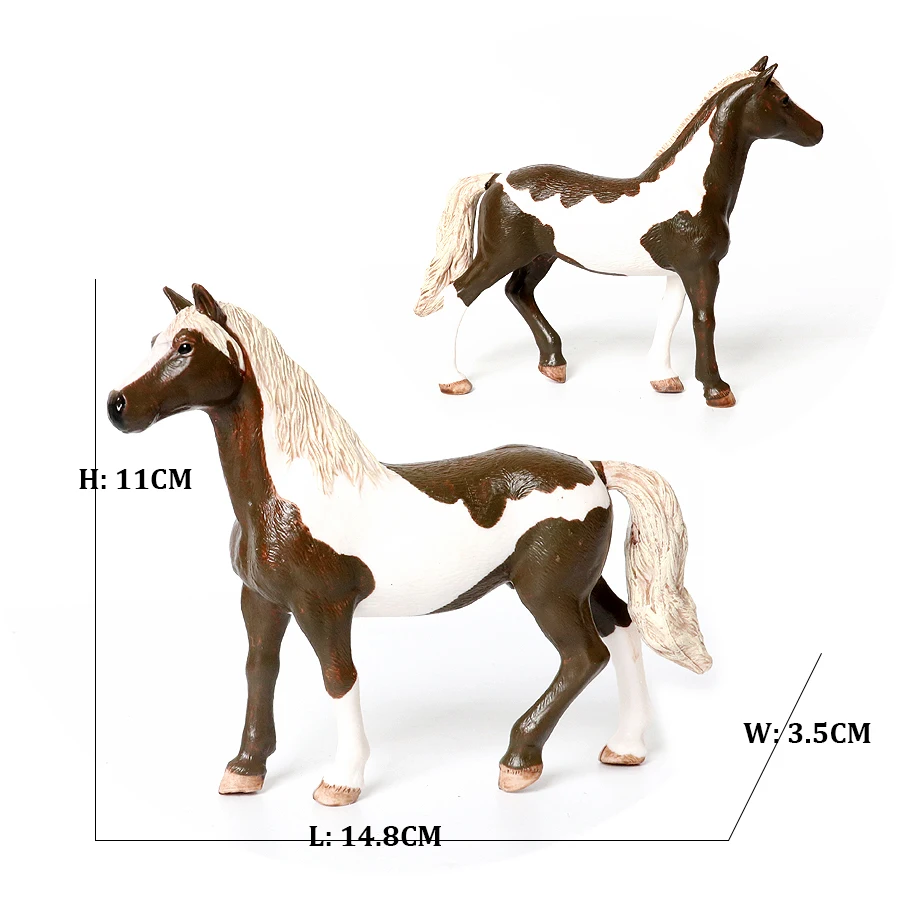 Figurki koni, zwierzęta gospodarskie, konie-zabawki, zestaw koni, figurki zwierząt, figurka, zabawki dla dzieci, zabawki dla dzieci, przedmioty upominkowe, Modele plastikowe, zabawki gry