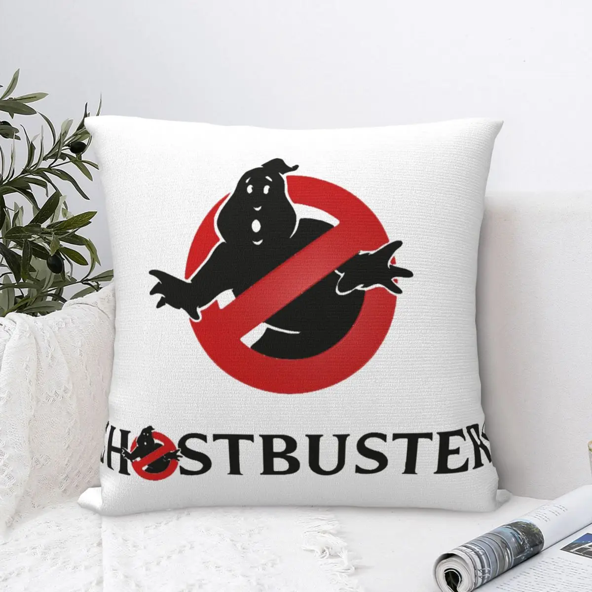 

Ghostbusters-1984 Square Pillow Case for Sofa Throw Pillow