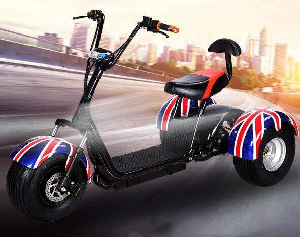 New style Scooter 3 Wheel Tricycle Electric Scooter Motorcycle For Adultscustom