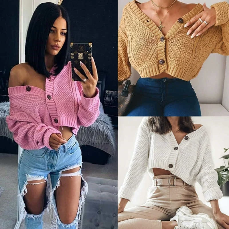 

Women's Winter Sweater 2025 Ladies irt Commute Sle Long Sve V-Ne Knitted Cotton Blend Thermal Regular Fit ort Length