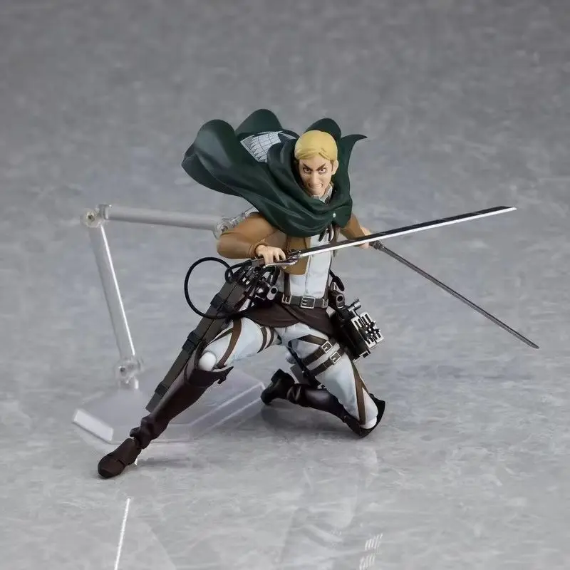 在庫ありオリジナルマックスファクトリー-mf-446-進撃の巨人アーウィン・スミス-pvc-アニメアクションフィギュアモデルギフトコレクション-toys15cm