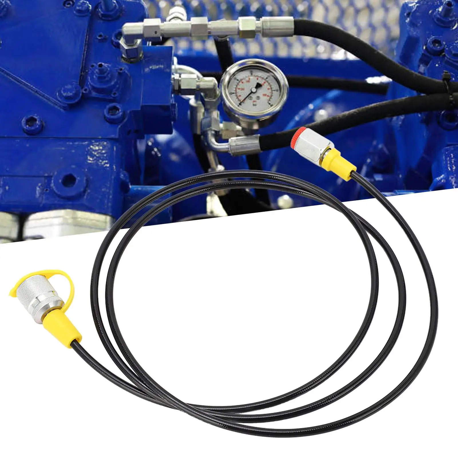 Hydraulic Test Hose 630Bar 1.5m High Pressure Non Explosive Resistant For industrial Equipment