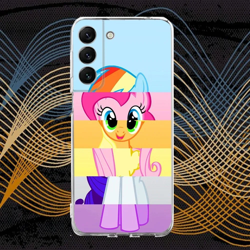 M-My L-Little P-Ponny Horse Phone Case Silicone For Samsung S30,S23,21,22,20 Ultra,S20 FE lite,S10,PIus Note20ultra Cover Clear