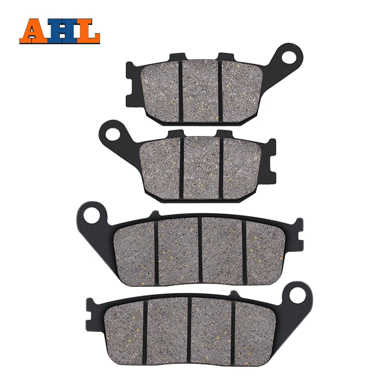 AHL Motorcycle Front and Rear Brake Pads for HONDA VT1100C2 VT 1100 C2 Shadow Sabre 2000-2007 Bikes Brake Pad Kit