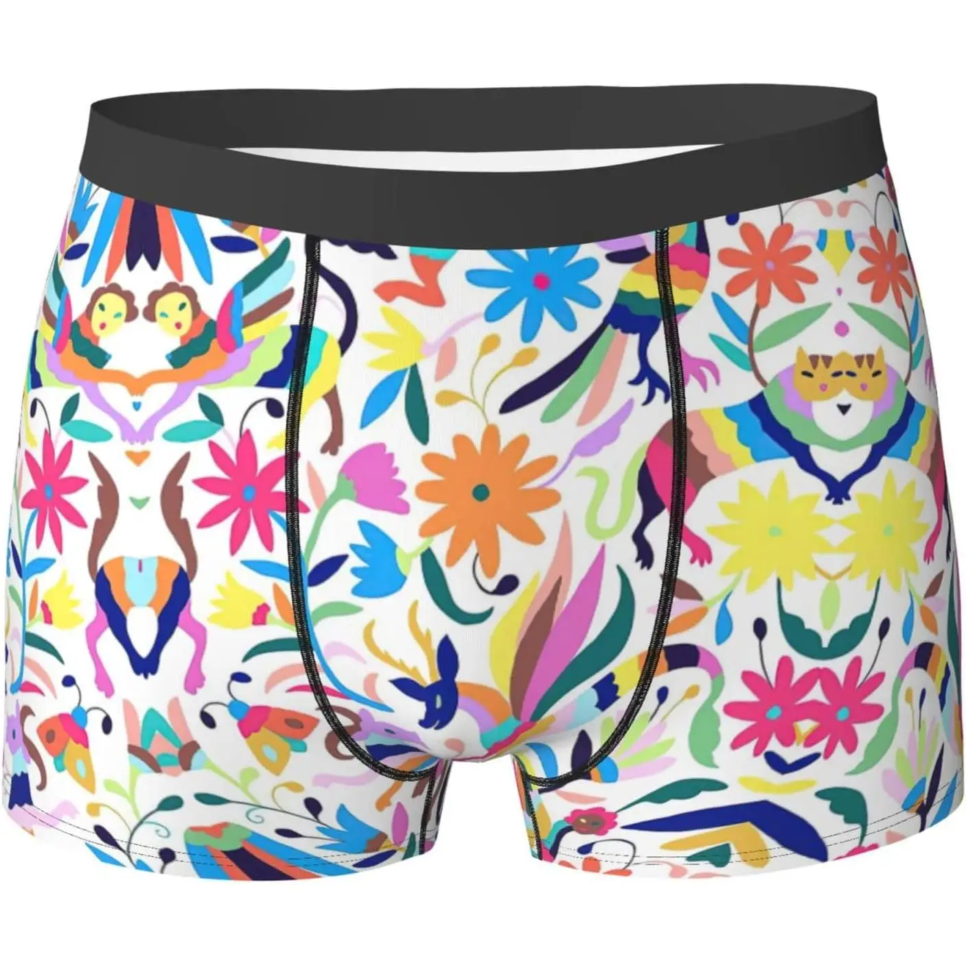 

Animals Print Unique Men Boxer Briefs Breathable Stretch Underwear Briefs for Comfort Briefs Moisture-Wicking Fabric