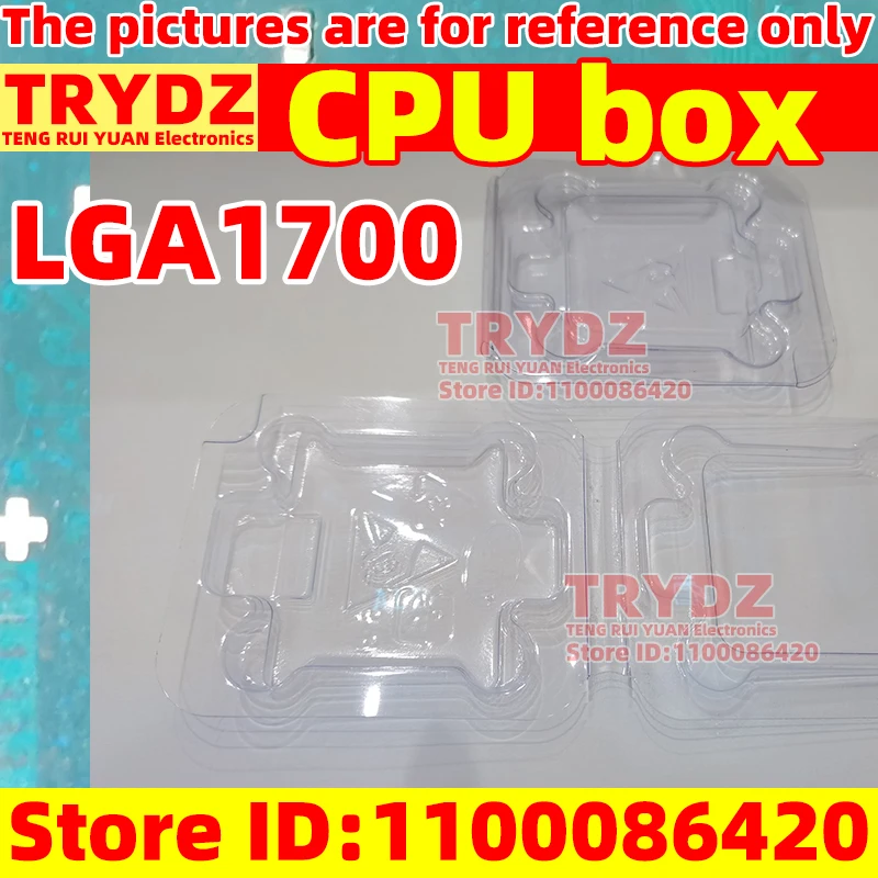 20-4pcs New For LGA1700 pin CPU protection plastic box repair commonly used shipping box