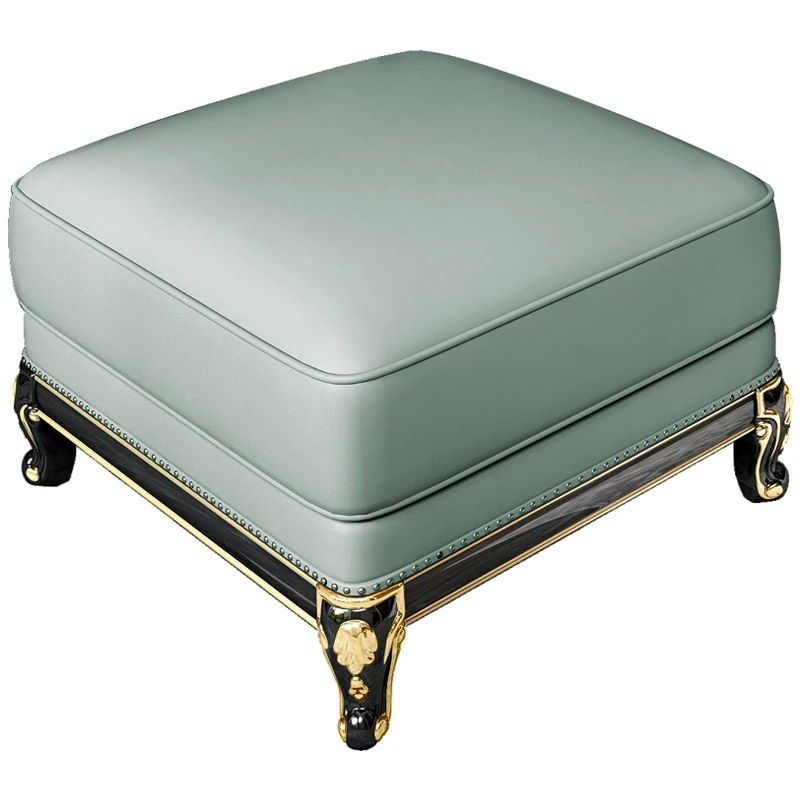 

Solid wood sofa high European movable shoe changing stool modern simple bedside stool