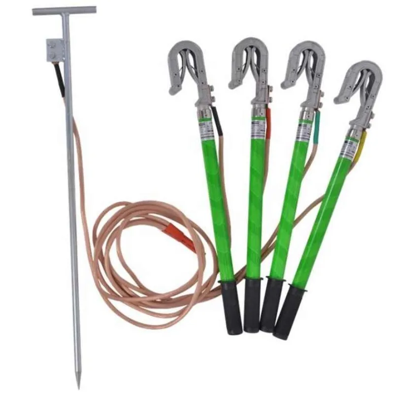 Varilla de puesta a tierra portátil de alto voltaje/palo de puesta a tierra para 6kv-500kv