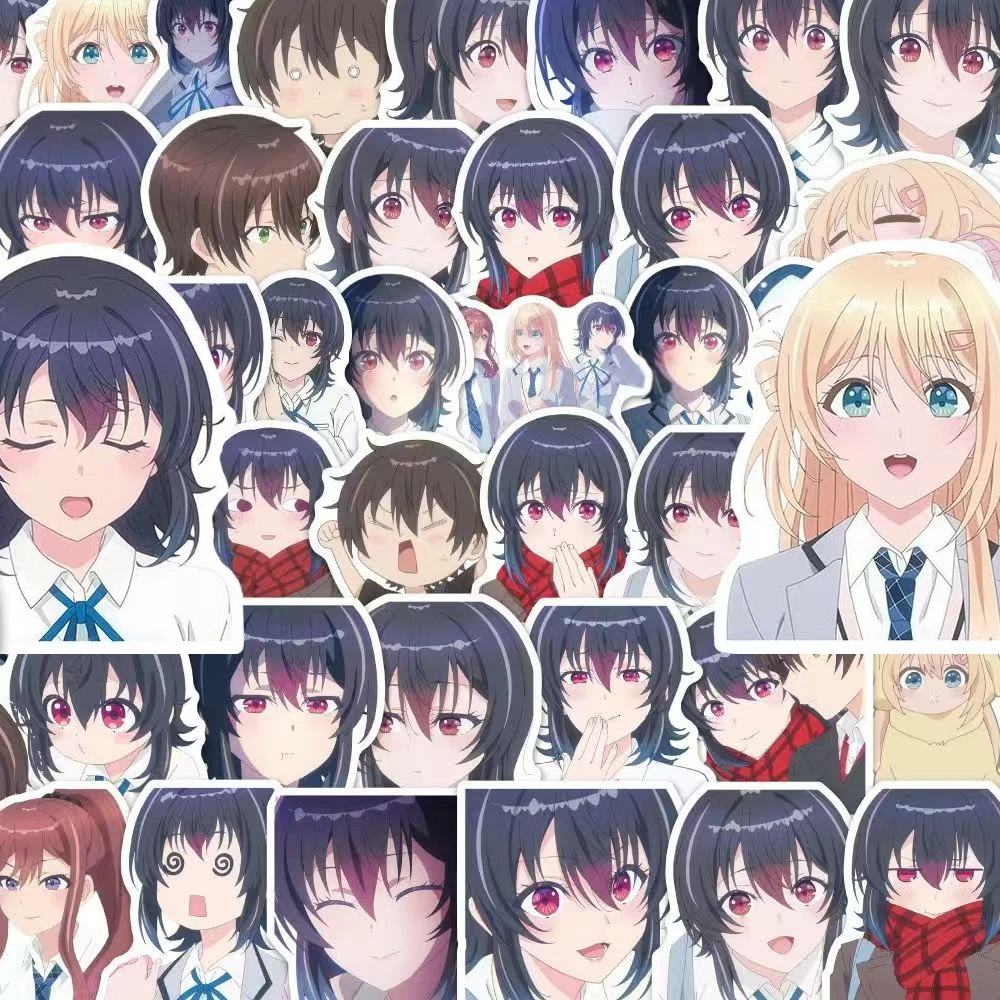 10/30/60 pegatinas de anime de Yuu Amami, Maki Maehara, Umi Asanagi, de la segunda chica más bonita de mi clase.