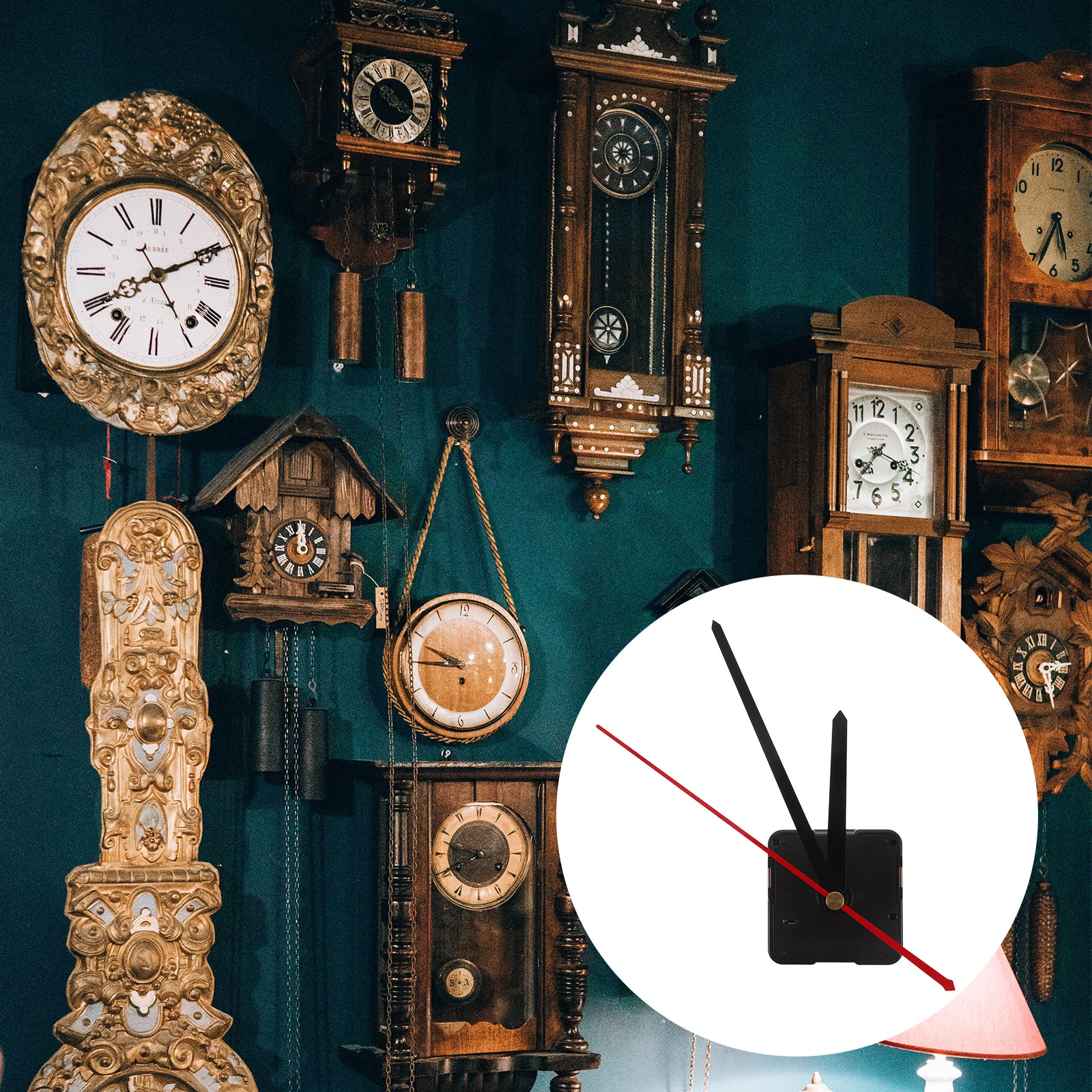 

1 set Wall Movement Replacement Quiet Operated Clock Motor Long Shaft for DIY Clock Making Kit Needlepoint 3D Embroidery