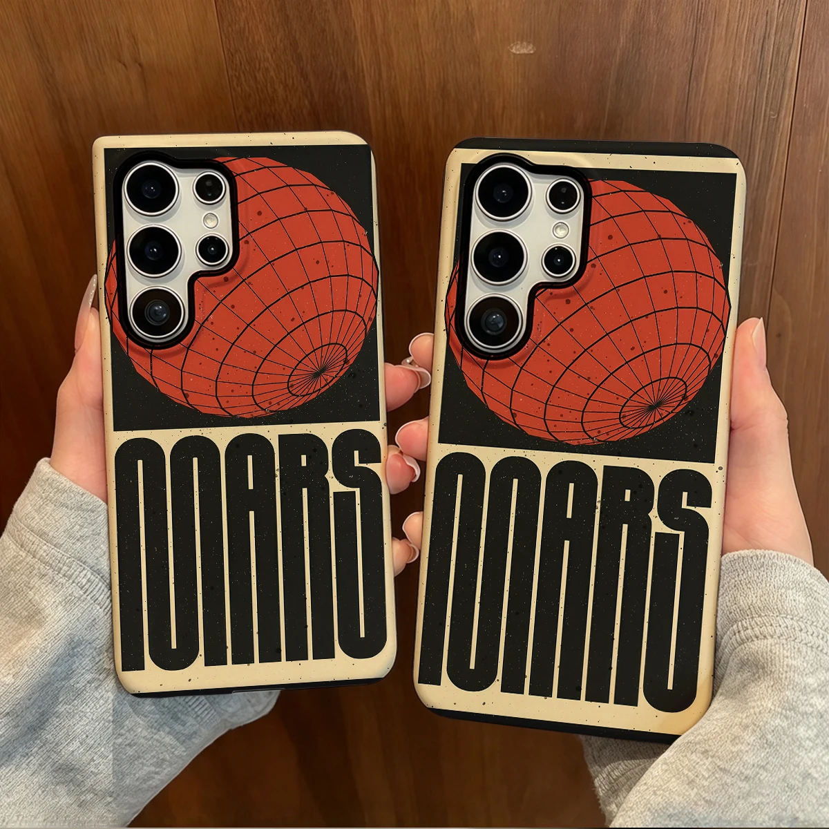 Retro Mars Phone Case For Samsung Galaxy S26 S25 Ultra S24 S23 Plus Hard Shock‑Absorption 2-in-1Protective Cover