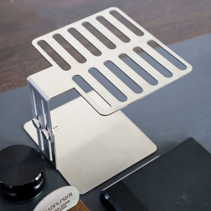 Coffee Weighing Rack Coffee Scale Stand Tools Holder for Coffee Compact Heat Stainless Steel Barista Accessories for Kitchen view 5