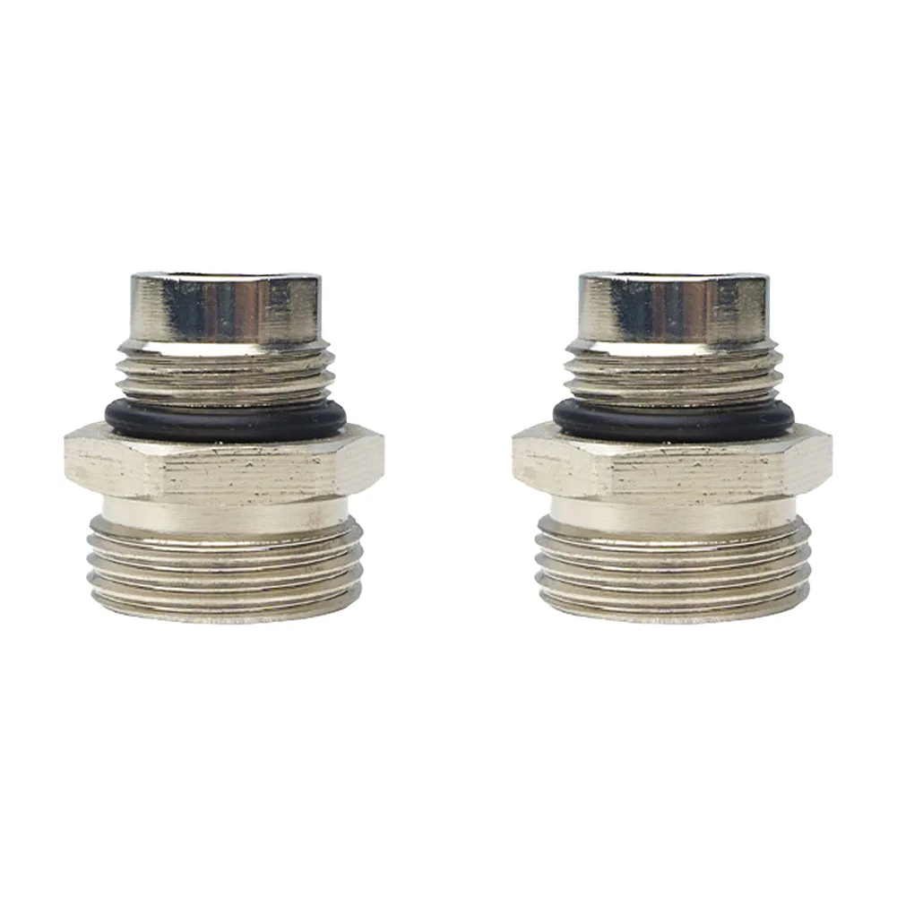 Nikel Coated Manifold Bases Suitable for High Temperature Underfloor Heat Systems Available in Two and Five Packs