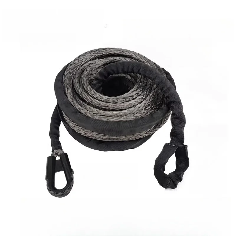 SPINNE 15m*13mm 26500lbs/12Ton Synthetic Hug a Tree Winch Strap Rope Winch Rope  Extension