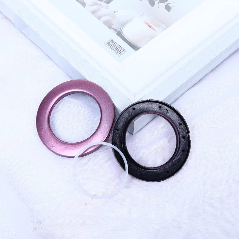 Purple Rings Pack Rome Ring Plastic Home Decoration Mute Eyelets For Curtains Ring Curtains Accessories High Quality
