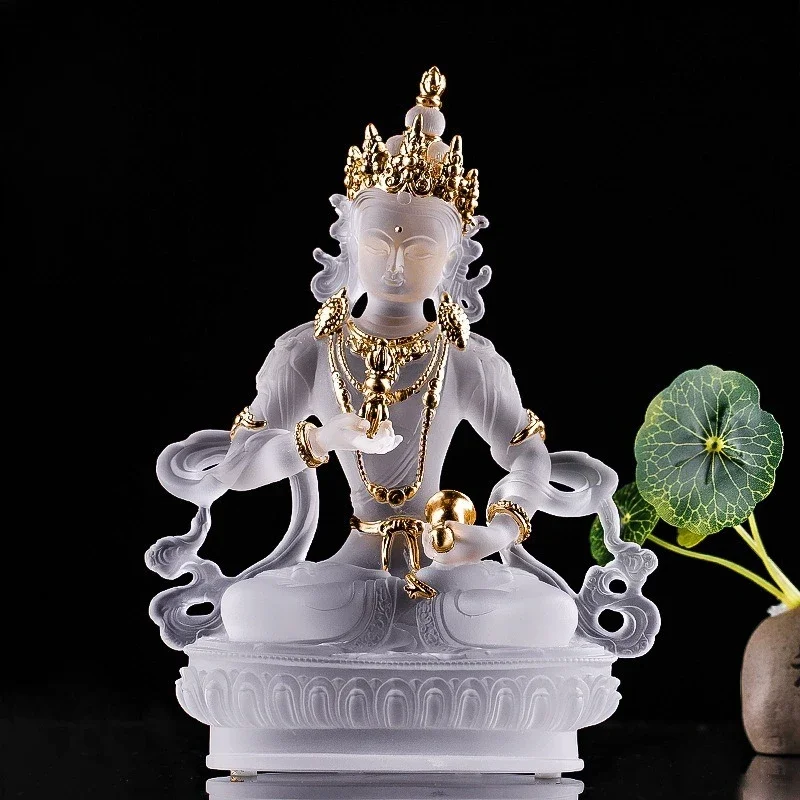 FX-18 Glazed Vajrasattva Buddha Statue Dedicated to God Statue Home Furnishing Ornament High Ornament Temple