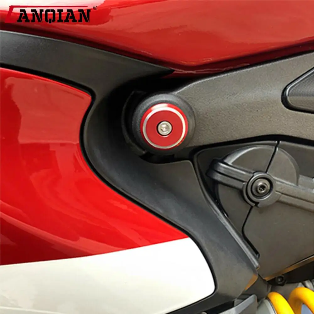 

Motorcycle Frame Hole Cap Cover Fairing Guard For Ducati SUPERBIKE Panigale 899 959 1199 1199S 1199R 1299 1299S 1299/1299 S V4