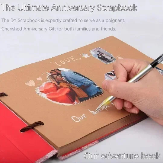 Wedding Anniversary Adventure Photo Album, Memories Collection Photo Album