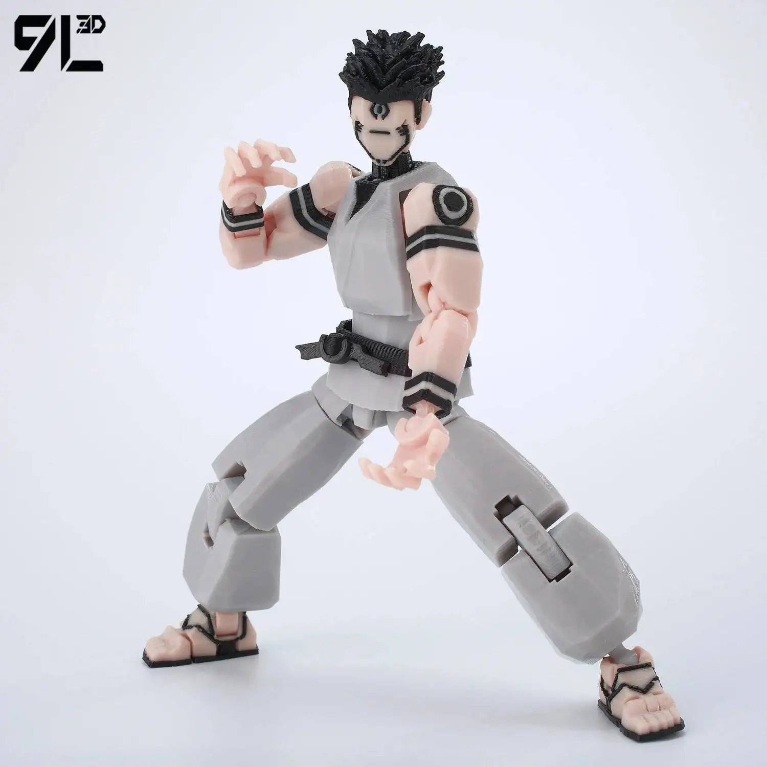 Figurine factice Titan13 multi-articulée 9L3D, Jujutsu Kaisen, échelle à collectionner, armes détachables, décor anti-Stress