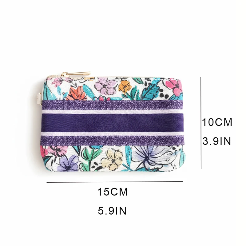 محفظة عملات معدنية أنيقة بأنماط مختلفة على كلا الجانبين، محفظة نسائية صغيرة الحجم، حقيبة يد صغيرة للعملات المعدنية #6