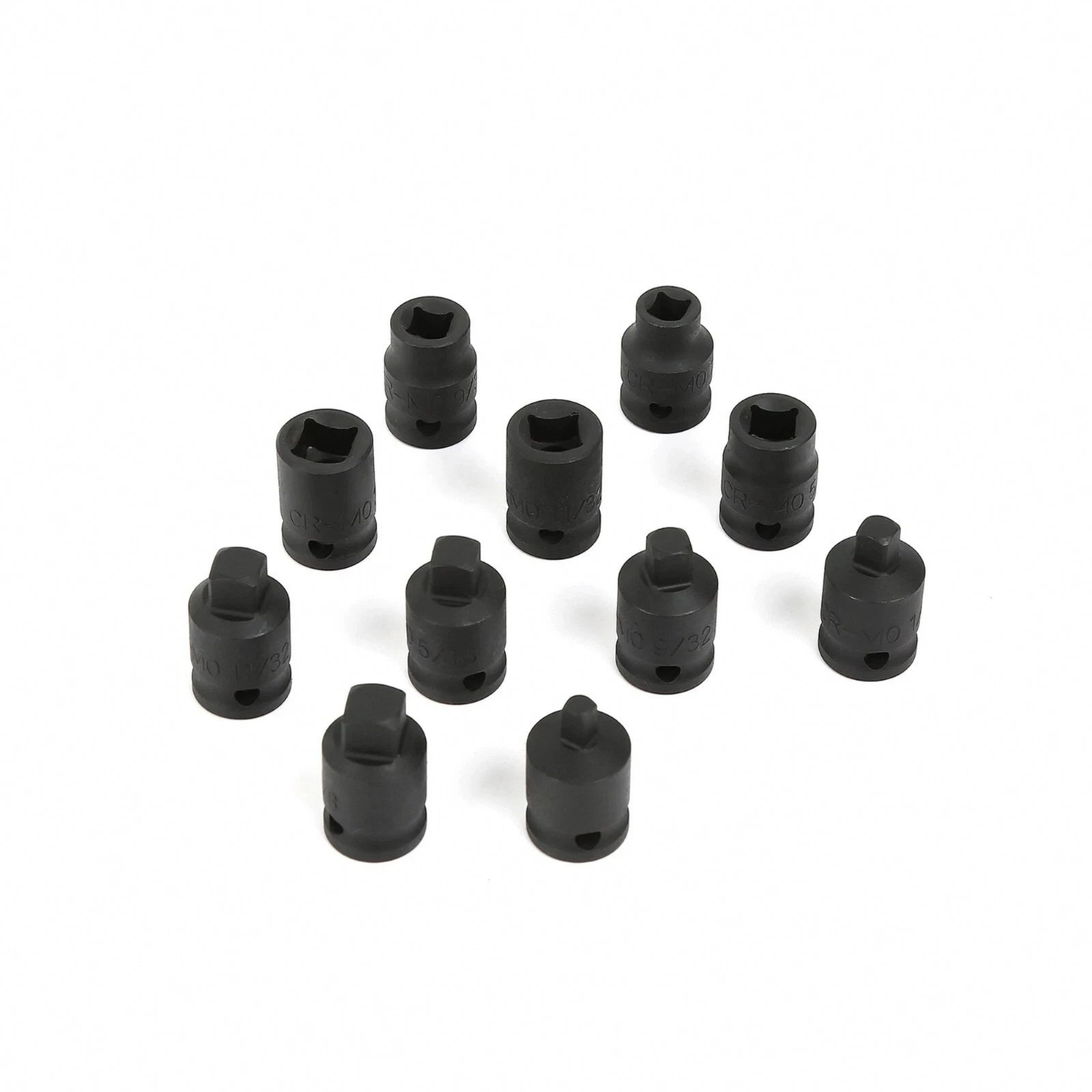 11 Pieces Pneumatic Pipe-Plug Socket Tool Alloy steelMolybdenum Steel Pipe Plug Socket Set Corrosion-Resistant Portable
