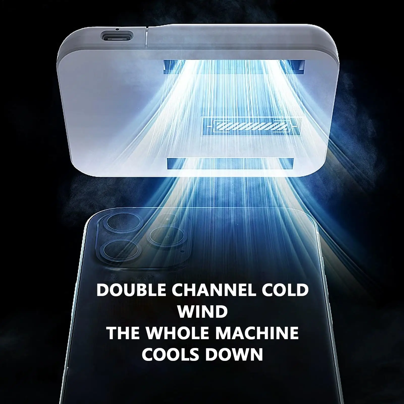 Stretching Gamepad Radiator Gamepad Cooler Three-Gear Adjustable Low Noise Radiator For MEMO S 2/S3 Extendable Handle Radiator
