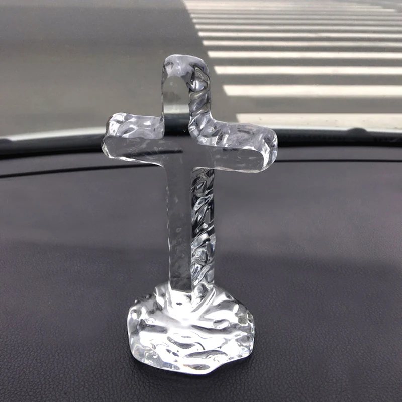

Crystal Cross Home Ornament, Gift Box
