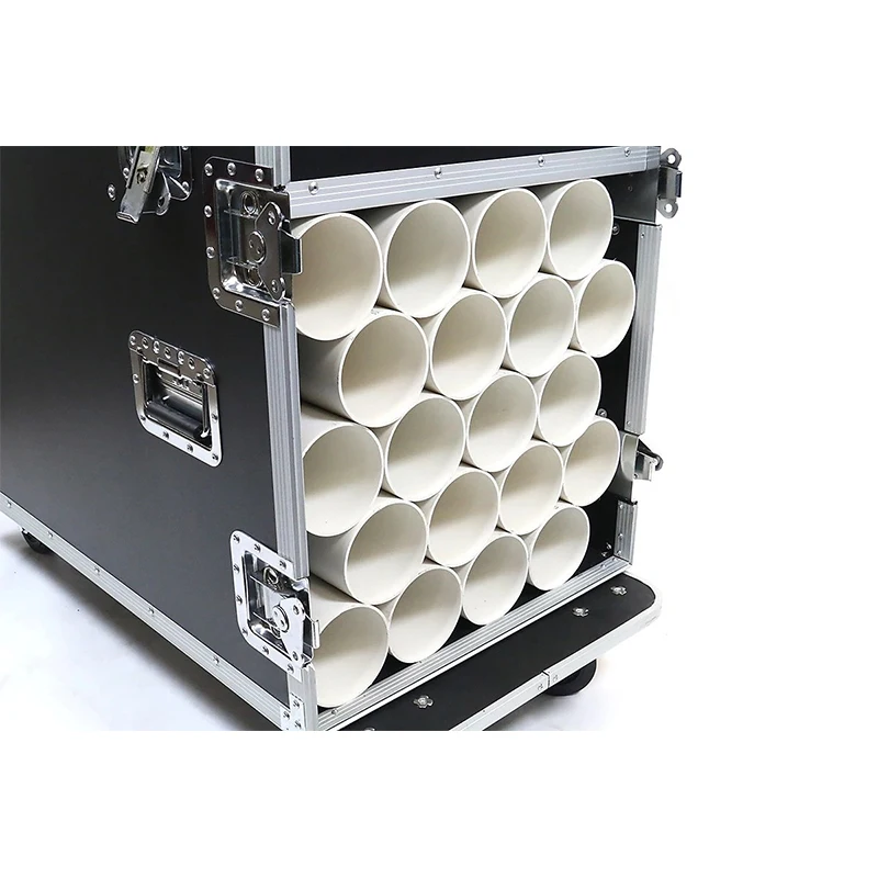 Flight Road Case, 12mm Plywood Transport Case with Wheels for 20 Tripod Microphone Stands, Heavy Duty Aluminum Frame Box