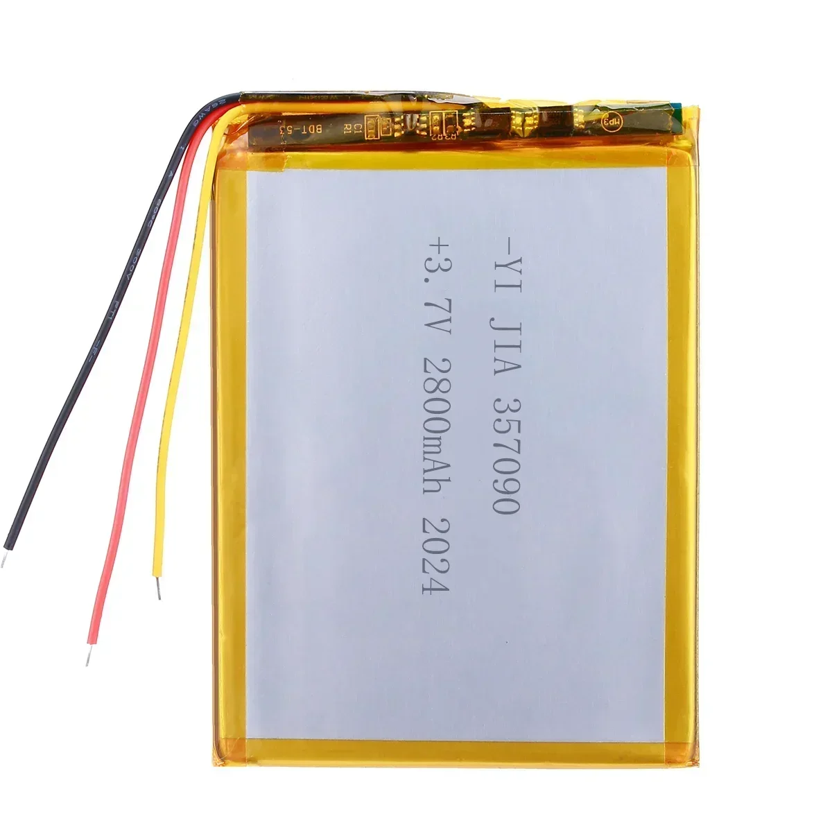 357090 High Quality 2800mah 3.7v Rechargeable Lithium Polymer Battery Li-po Battery  with Three Wire