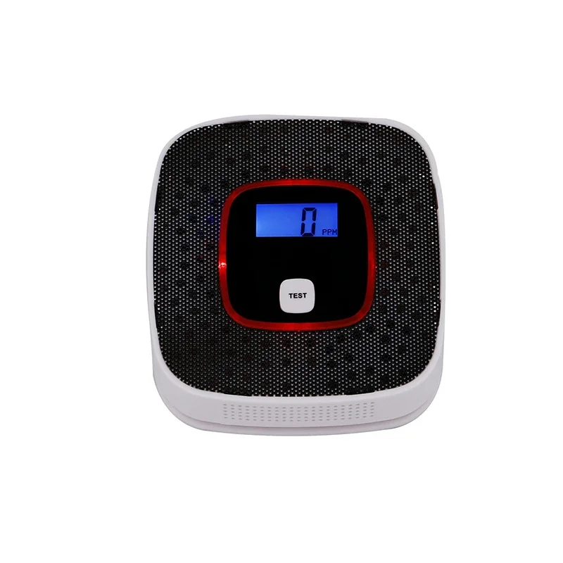 LCD Display CO Detector Carbon Monoxide Alarm Sensor Poisoning Gas Tester Human Voice Warning Detector For Alarm System