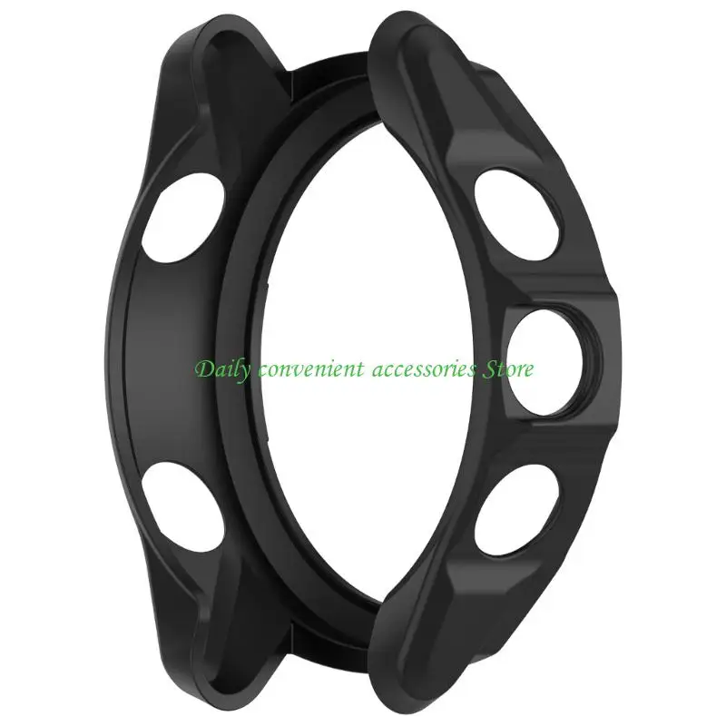 

97QB Comfort Wear Half Wrap Cover Smartwatch Shell Hollowed Design for 570 42mm 47mm