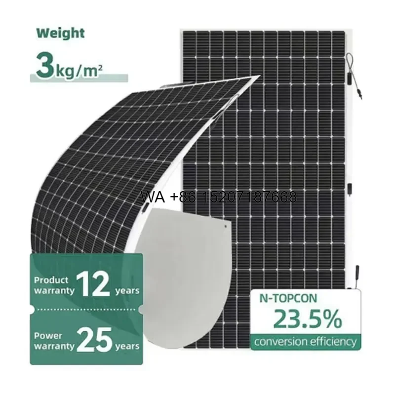 Wmwmnu for Hiitio Solar Power Equipment BIPV Semi Flexible Photovoltaic PV Panels Modules