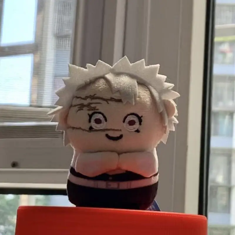 Demon Slayer:kimetsu No Yaiba Shinazugawa Sanemi Nunu Body Q-Version Doll Palm Toy Desk Display Toys Anime Collect Ideal Gift