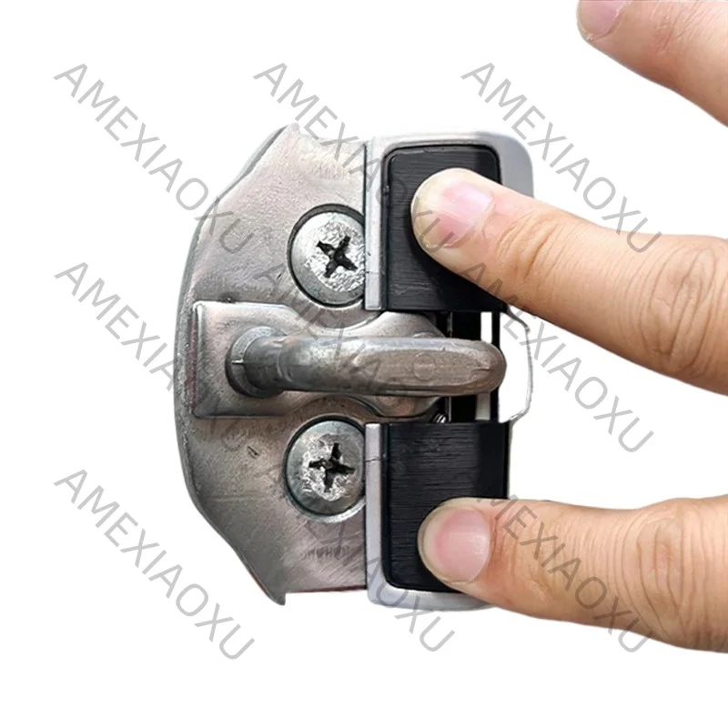 AMEXIAOXU  4 Set Car TRD Door Stabilizer Latches Protector Cover Lid For Subaru All Series BRZ XV Forester Legacy Outback Imprez