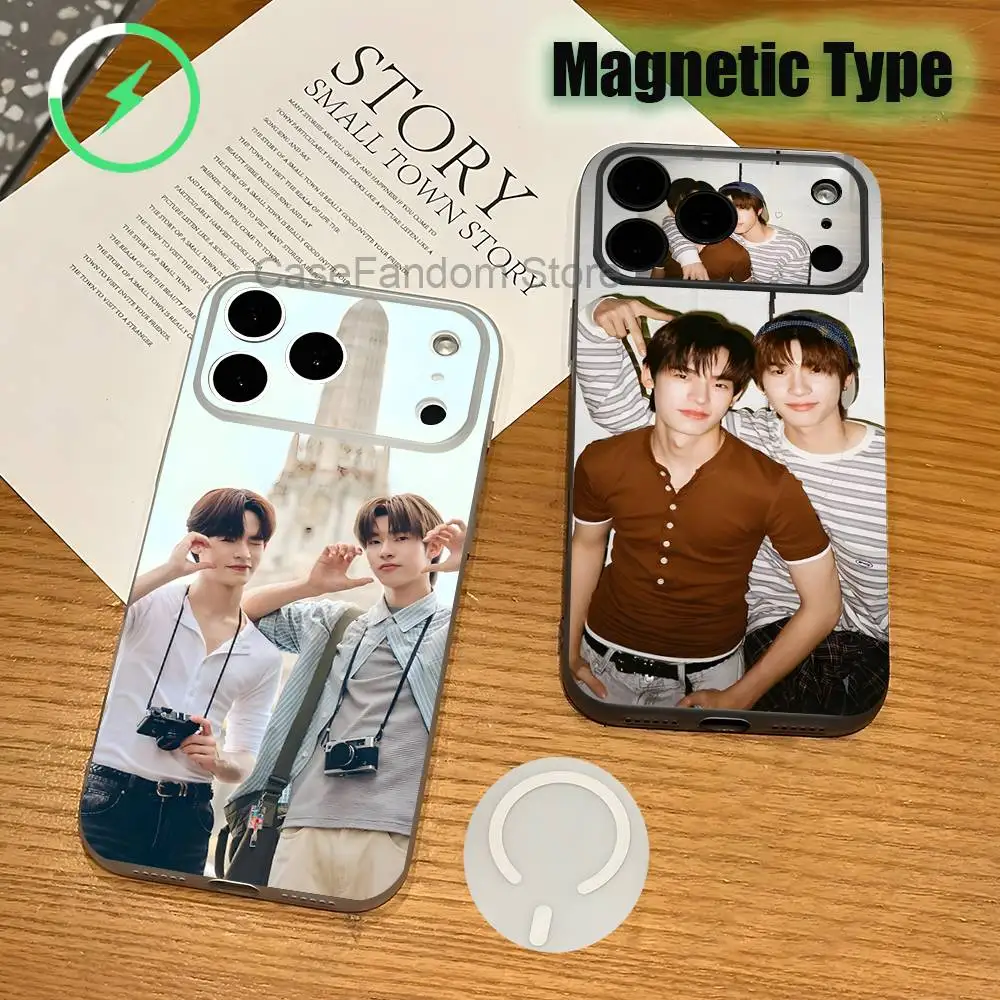 

D-Duang TV Series with You Transparent White Phone Case For iPhone 17,16,15,14,13,12,11,Pro,Max,Plus Magnetic Wireless Charging